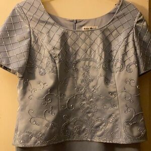 Karen Miller New York Formal Lilac Short Sleeve Gown